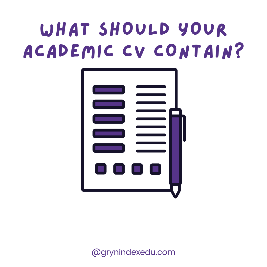 academic CV